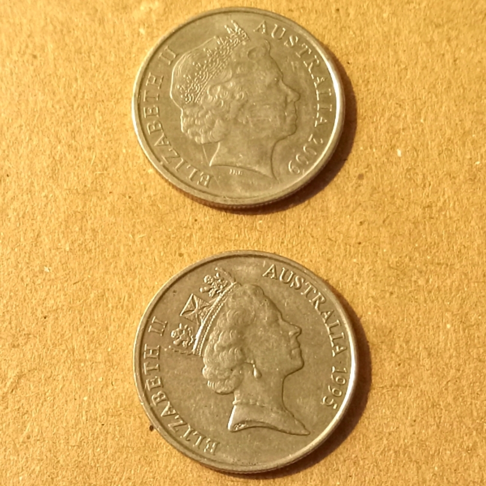 Australia 5 Cent Coin Set